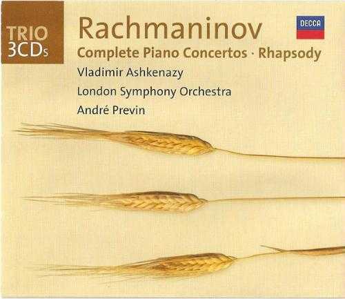 Rachmaninov: Complete Piano Concertos/Rhapsody (3 CD, FLAC)
